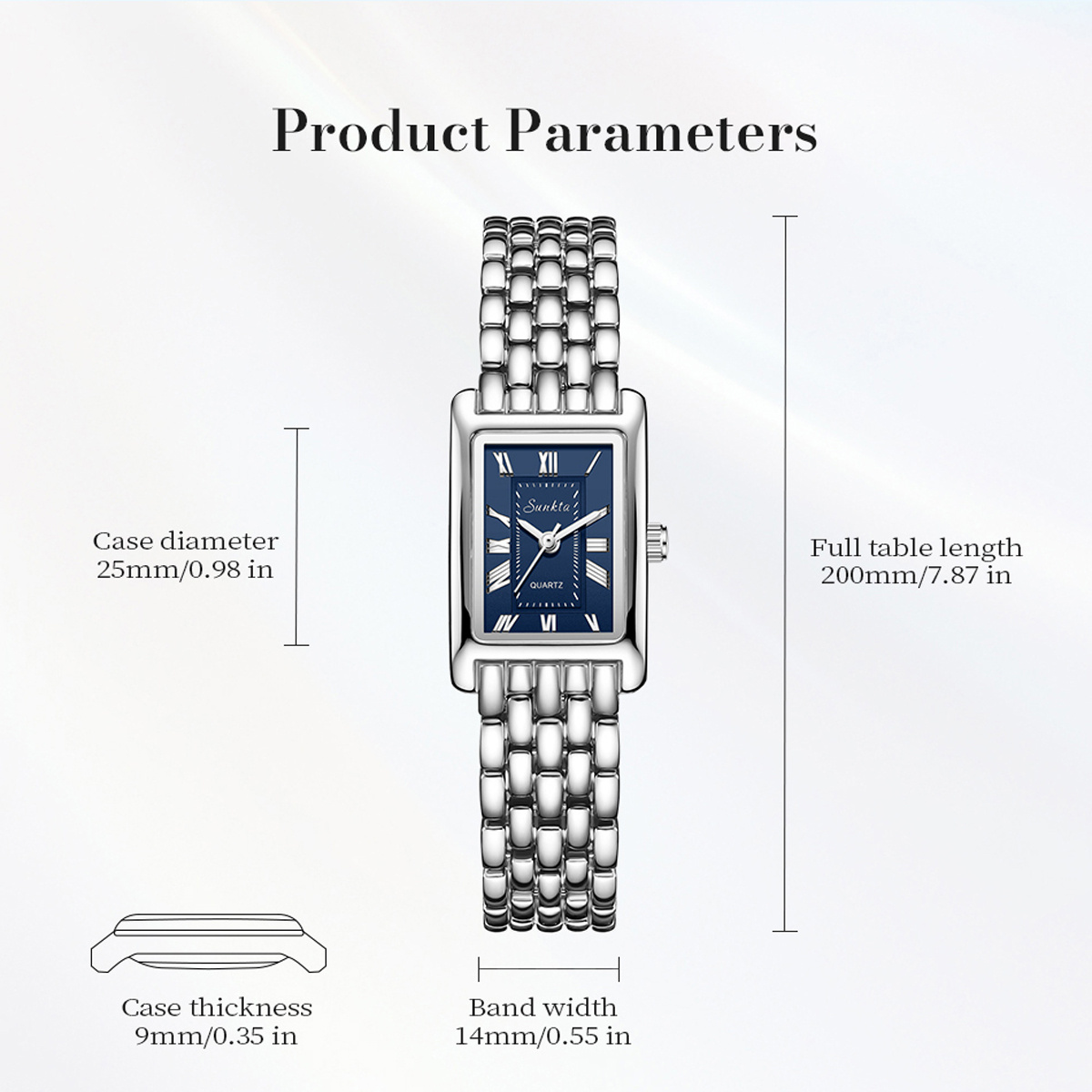 Women's Compact Minimalist Quartz Watch, Elegant Versatility